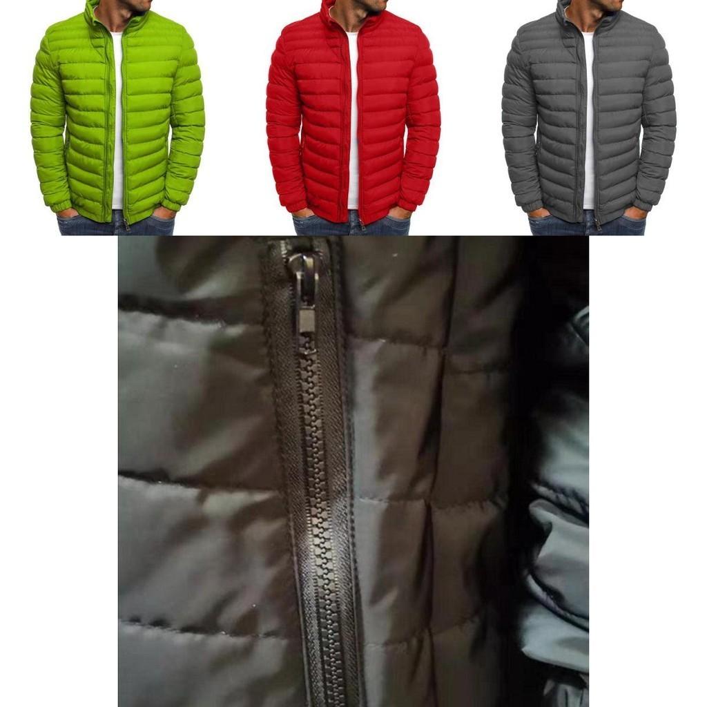 Men's Warm Puffer Bubble Coat Jacket Featuring Cozy Quilted Design For Winter Comfort