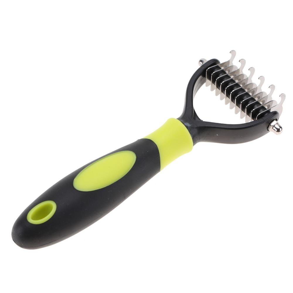 Non-slip Grip Dematting Comb Smooth Teeth Pet Grooming Comb Tangle Remover Home Pet Care