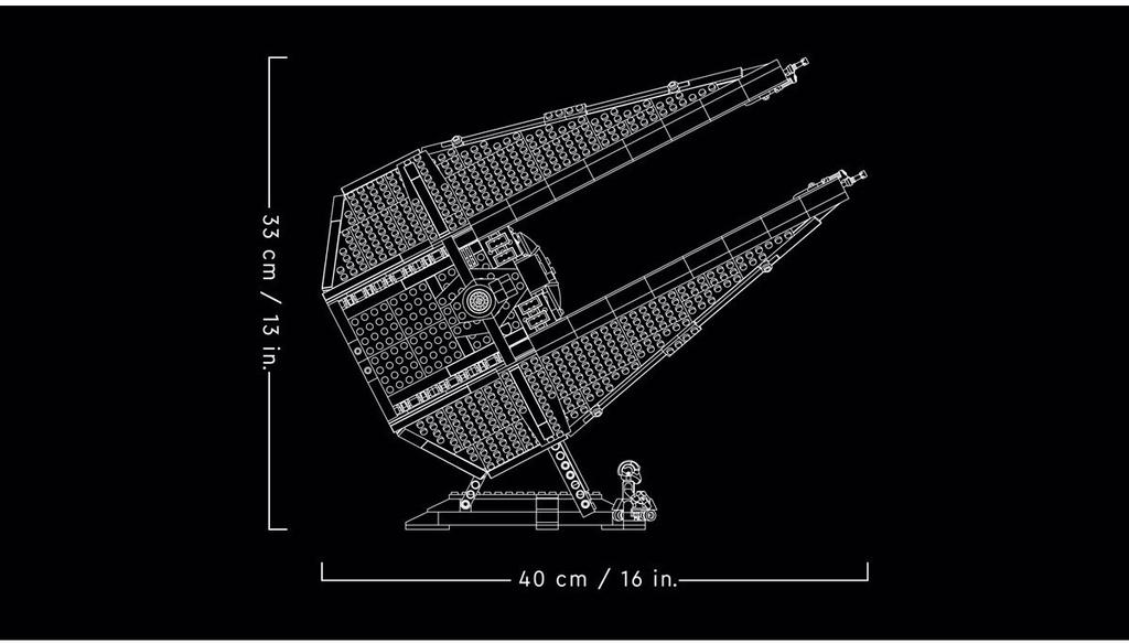 LEGO Star Wars Bausatz „Krieg der Sterne“ – Raumschiff – TIE-Abfangjäger (75382)