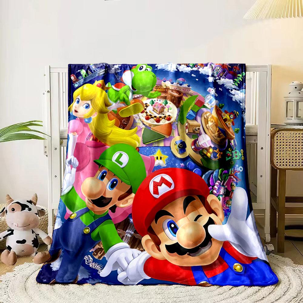 

Colorful characters and fantastical landscapes themed around adventure. for all seasons blanket lunch break throw gift 80cm x 120cm