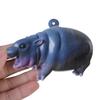 Lovely Hippo Shape Christmas Decoration Funny Hippo Christmas Decoration Table Display Charm for Festival Home Setting