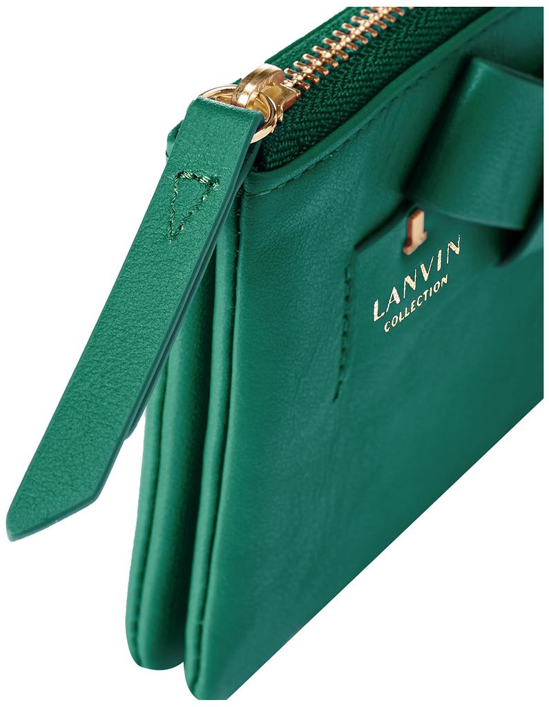Lanvin Collection La Perle Purse Coin and Card Case 65-6610 Women's Green