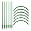 Green Garden Climbing Trellis for Roses Peonies and Cone Flowers 6PCS