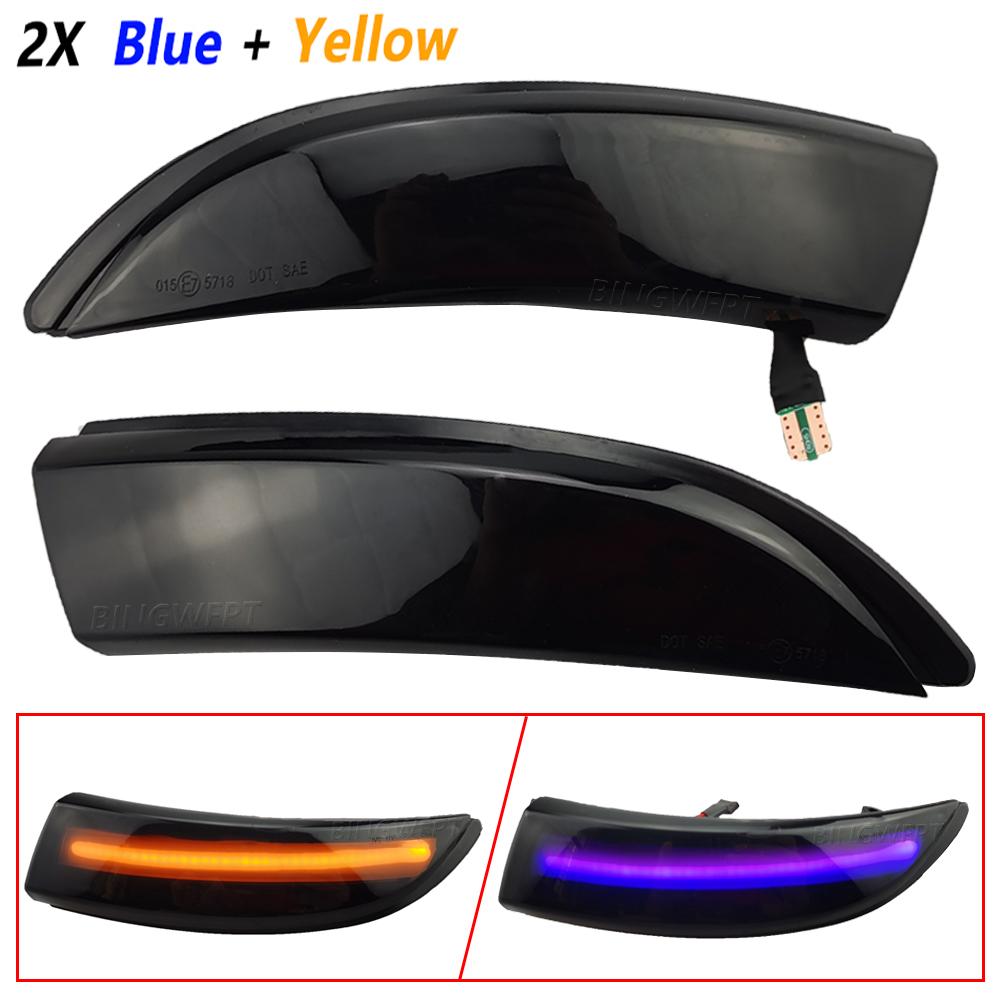 1Pair LED Turn Signal Light Flowing Side Wing Rearview Mirror Indicator Dynamic For Ford Fiesta Mk7 2008-2017 For Ford B-Max