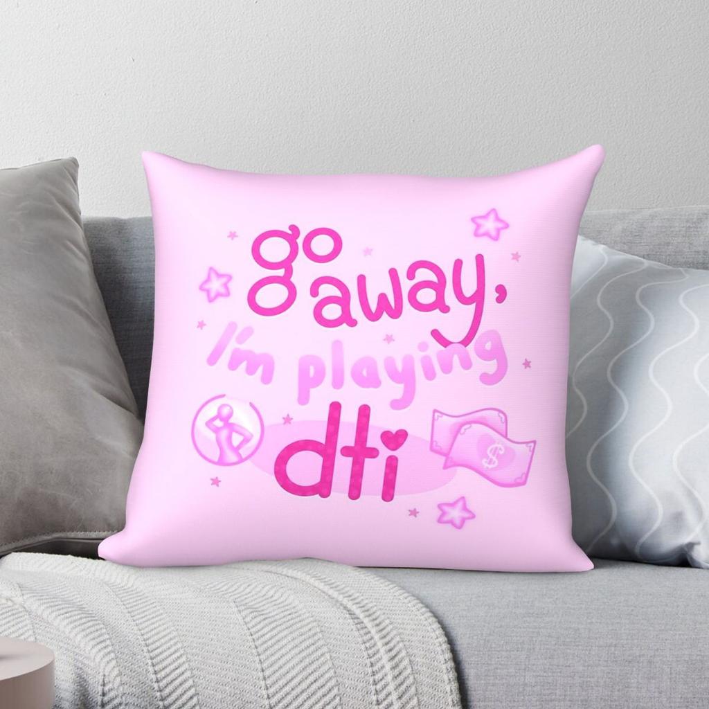 Always Dressed Impress Square Pillowcase Polyester Linen Velvet Printed Zip Decorative Room Cushion Case