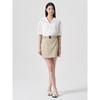 Belted Skirt Pants Beige