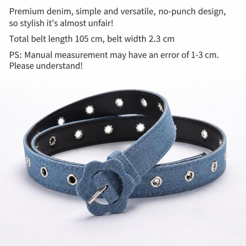 Adjustable Decorative Waist Strap Slim Fit Casual Waist Belt Casual Denim Waist Belt  Daily Outfit
