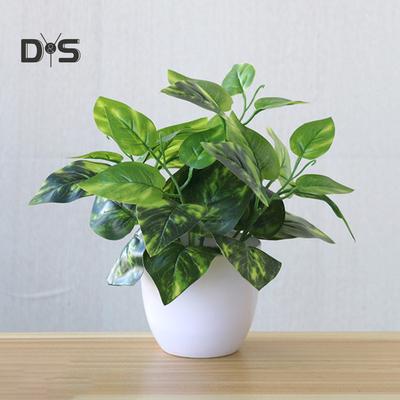 Blooming Bouquet Artificial Foliage Plant Pot Bonsai Party Mall Home Desktop Office Decor