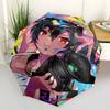 1 Stück Outdoor-Schirm mit Anime-Charakter-Design - Automatisches Öffnen/Schließen, Tragbares 3-fach faltbares Design, 8-Speichen-Eisenrahmen, Perfektes Geschenk für Fans, Tr