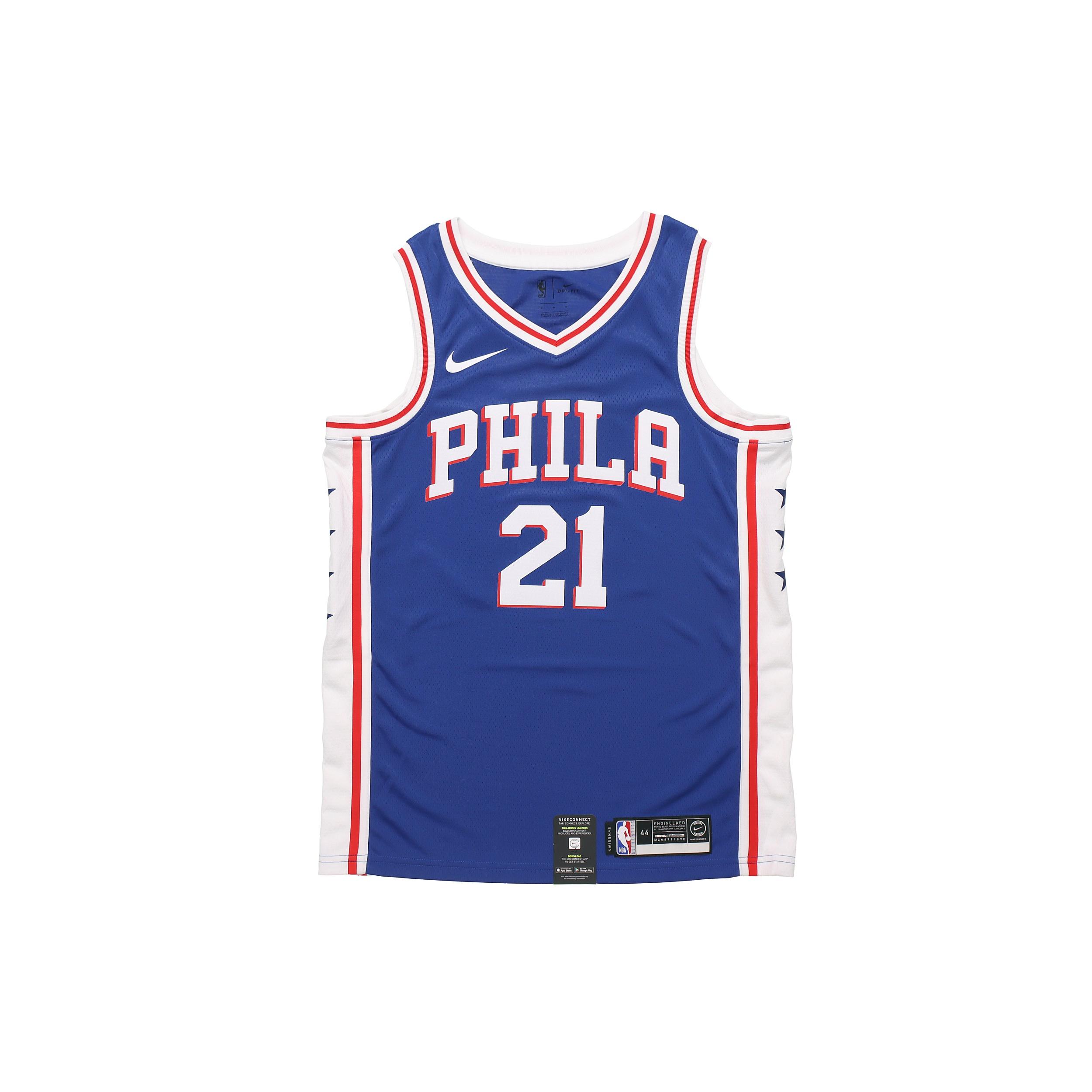 Nike Basketball Jersey Men s Blue CJ7678-498 S
