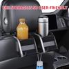 Car Seat Back Organizer with Cup Holder Durable ABS Storage Box Multi-Purpose Hooks Fits Most Vehicles
