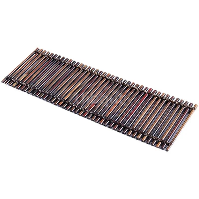 Sushi bamboo chops Barbecue dish decoration Platter ornaments Seafood posture flowers and plants Japanese sashimi decorations-A