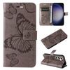 For Samsung Galaxy S25/S24 Wallet Case Floral Butterfly Imprinted Leather Phone Cover Stand