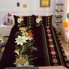 3D Digital Printed Bohemian Bedding Set, Bedroom Duvet and Pillowcase Bedding Set, AU/EU/US Full Size Home Decoration