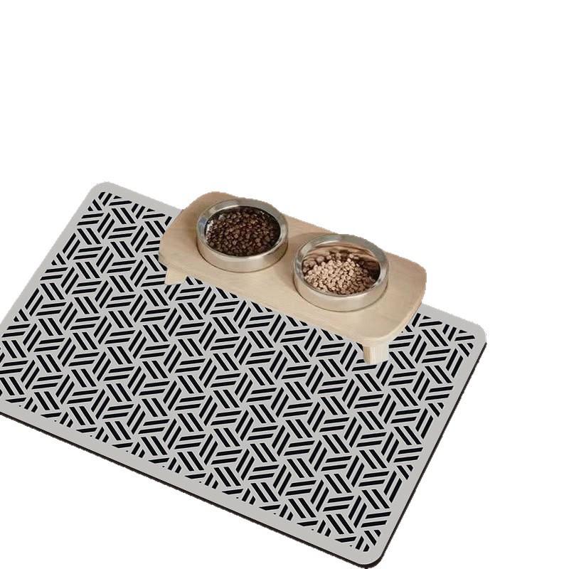 Creative Cartoon Shape Pet Feeding Mat - Dirt-Resistant, Easy Clean, Water Absorbent, Wear-Resistant, Quick Drying