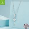 Personalized Fashion Love Key Diy Pendant Accessories, Lucky Charm S925 Silver Bracelet Beaded