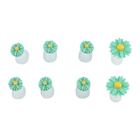 Yousheng 8Pcs Toe Separator Non-slip Washable Stain-resistant Sweat-absorbent Stable Soft Foot Finger Separator Nail Salon Supply