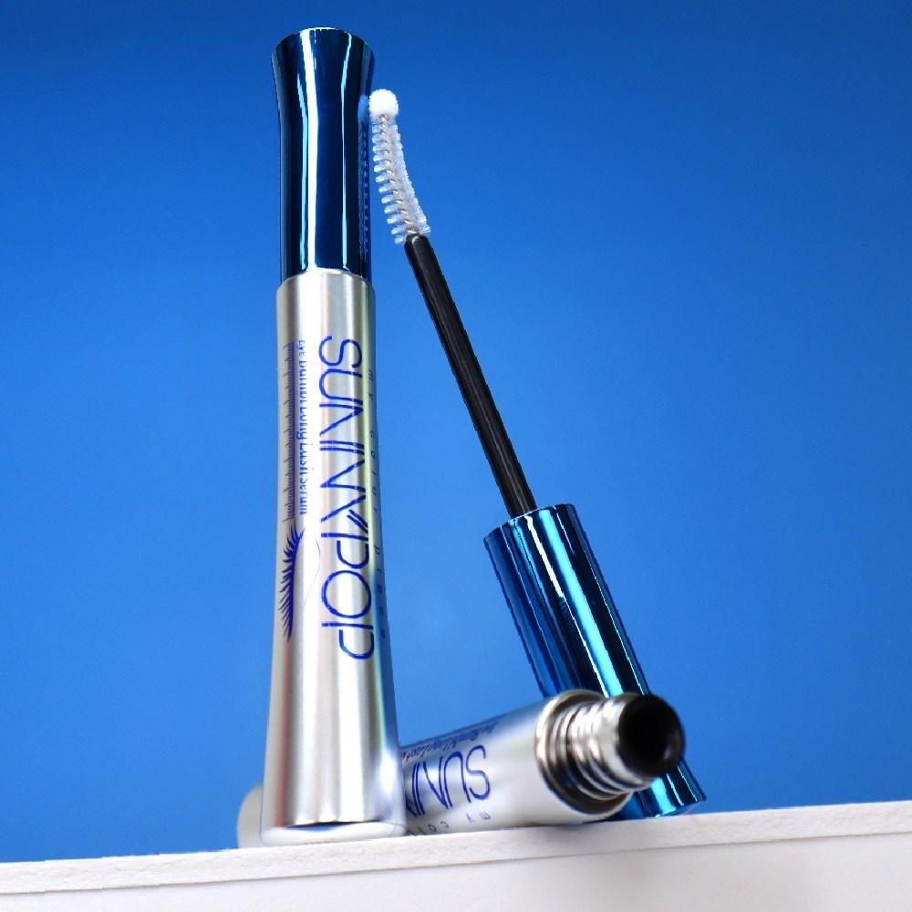 Sunny Pop Eye Bambi Long Lash Serum, Vegan Certified, 2-week Completion, Hypoallergenic Eyelash Nutrition, Extension Eyebrow Care, 2 Pieces, 10ml