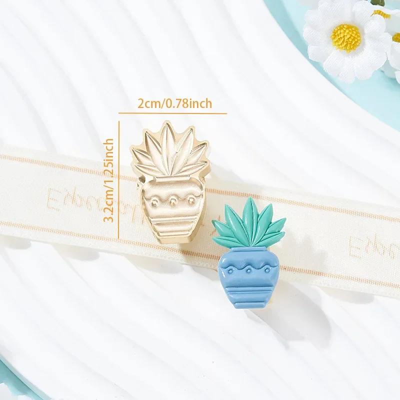 Plant Bonsai Series 3D Relief Wax Seal Stamp Retro Sealing Wax Stamp Head DIY Sealling Stamp Scrapbooking Envelope Invitation