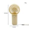 New Handheld/Stand Usb Rechargeable Portable Handheld Fan Cute Plastic Design Dual Use Summer Cooling Fan For Kids & Adults