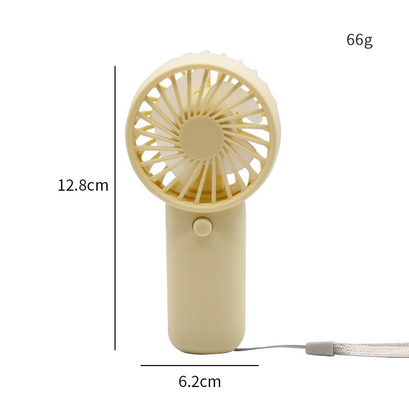 New Handheld/Stand Usb Rechargeable Portable Handheld Fan Cute Plastic Design Dual Use Summer Cooling Fan For Kids & Adults