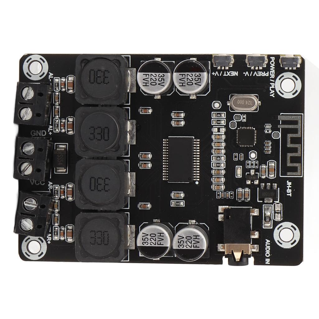 Digital Amplifier Board 12V‑28V DC Dual Channel 45W Bluetooth Amplifier DIY Module for Speaker