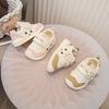 Baby Kids Flat Shoes Cute Rabbit Non-slip Boys Girls Walking Shoes Hook&loop 2025 New Fashion Toddler Casual Shoes Size 16-26