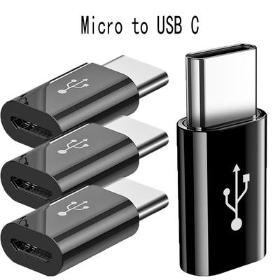 Micro/USB C Female To USB C/Micro Male Adapter OTG Converter Micro-B To USB-C Connector Charging Cable Adapter Phone Accessories 3