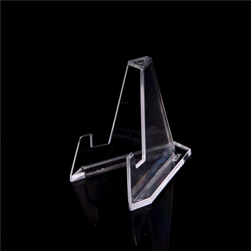 1 Τεμάχιο Διάφανο Ακρυλικό Σταντ Επίδειξης Μεταλλίων Νομισμάτων Καβαλέτο Βάση Στήριξης Έκθεσης