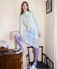 Sinun Flower Sheer Skirt (Blue)