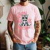 New Summer Unisexs 100 Cotton TShirt Cool Cat Born To Be Awesome Streetwear Casual Breathable Short Sleeve