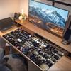 The Rookie Custom Name Large Size Mouse Pad Large Gaming Table Cushion Non-slip Laptop Tablet Big Mousepad XXL Mat Mini PC Playmat With Lock edge