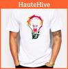 T-Shirt mit Eulen- und Totenkopfmuster für Herren, lässig, Kurzarm, bedruckt, für junge Leute