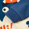 Kids' Korean Style Cartoon Monster Print Hoodie for Spring/Autumn