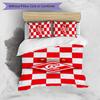 Spartak Moscow Pattern Printed 3PCS Bedding Set Soft Skin-Friendly Washable Duvet Cover & Pillowcases Set All Season Bedroom