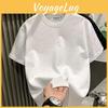 Spring Summer Shortsleeved Womens And Tshirt Shiny Round Neck Shortsleeved Top Loose Large Size Halfsleeved Shortsleeved