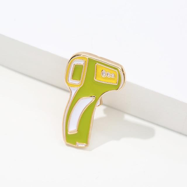 Broches créatives et mignonnes sur le thème médical, broches exquises en métal émaillé pour infirmière, médecin, stéthoscope, badge en forme d'ambulance