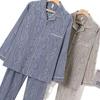 Dragon Pavilion Four Seasons Men's Pajama Set: Imitation Cotton Lycra Cardigan with Turn-Down Collar and Long Sleeves.