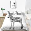 3D Zebra Pattern Home Bedding Set Bedding Cover Pillowcase AU/US/EU Full Size Bedding Set Home Decoration Gift