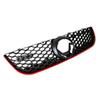 GTI Style Car Front Bumper Centre Grill Panel Grille For Volkswagen VW Polo 2006 2007 2008 2009 Honeycomb Mesh Grill