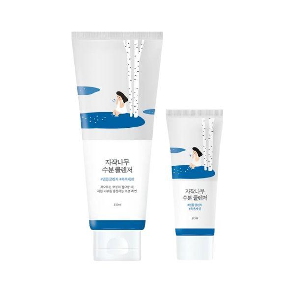 ROUND LAB Birch Moisture Cleanser 150ml + 20ml Special Set Hydrating Face Cleanser