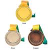 1Pcs Gold/Silver/Bronze Award Medal with Neck Ribbon Sports Reward  for Competitions Party Race