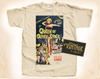 Queen of Outer Space T-Shirt Tee Natural Vintage Cotton Movie Poster Beige All Sizes S M L XL 2X 3X 4X 5X