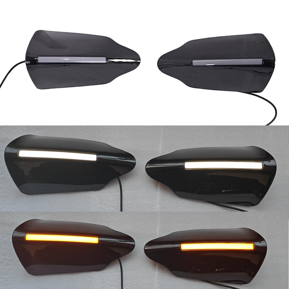 Harley Softail Glide Motorcycle Handguards with Lights