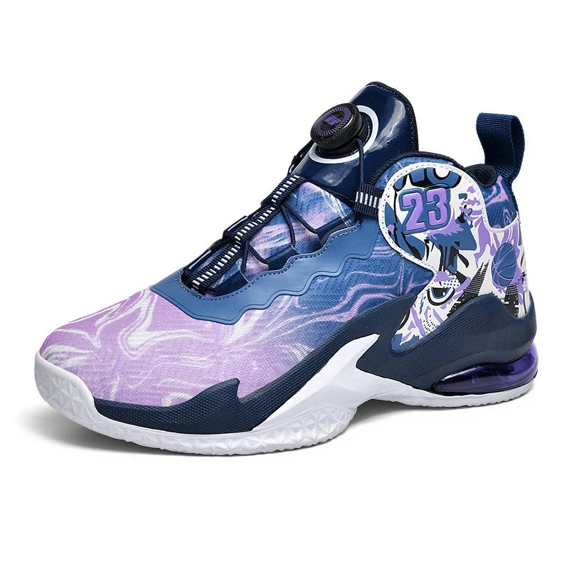 New Men Basketball Shoes Non-Slip Sports Breathable Comfortable Free Shipping Original Training Basketball Male Sneakers Shoes