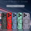KEYSION Hollow Heat Dissipation Case for MagSafe for iPhone 17 Pro Max Soft Silicone+PC Magnetic Cooling Shockproof Phone Cover