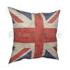 Union Jack Throw BlanketWarm Winter Blanket With Uk Flag Pillow Case Printed Home Soft DIY Pillow Cover Union Jack Uk Flag