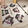 Cartoon Bathroom Anti-slip Mat Children's Shower Room Bathing Foot Pad Toilet Toilet Waterproof and Anti-slip