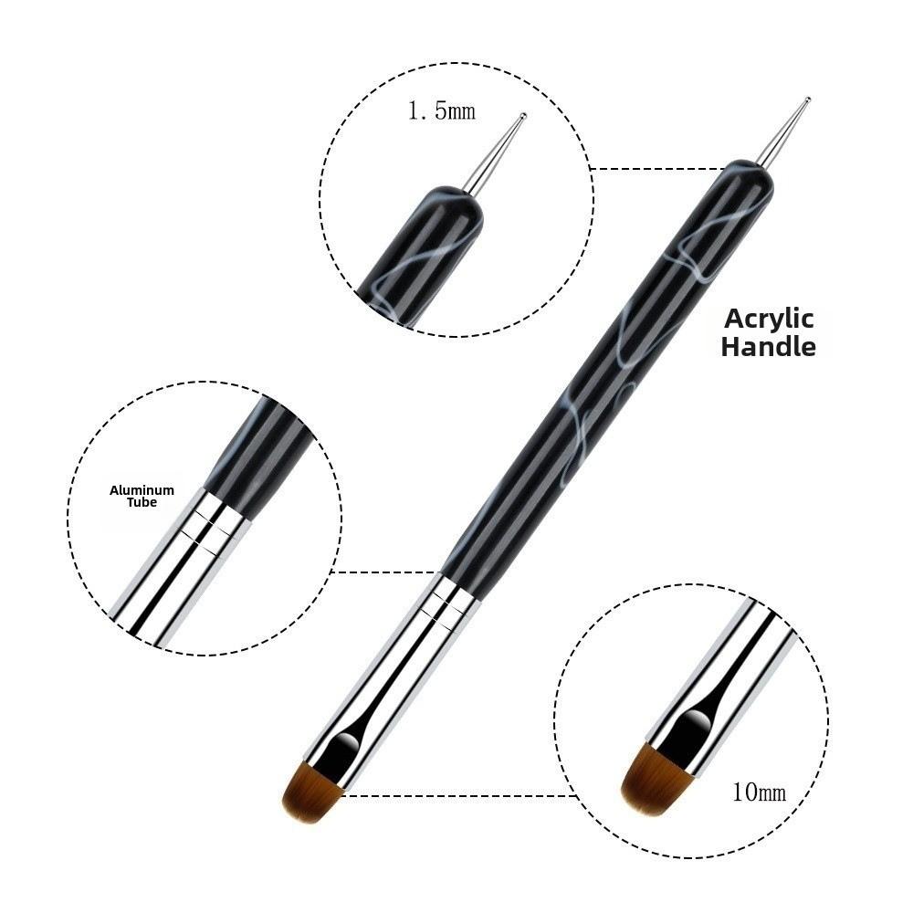 4pcs French Style Nail Art Brush Double Head Nail Art Point Pen Painting Manicure Tool  Manicure Use