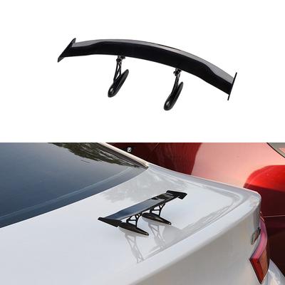 30CM/11.8inch Car Rear Trunk Top Spoiler Wing Mini ABS Aircraft Wing Decor Trims Auto Accessories Universal Exterior Decoration
